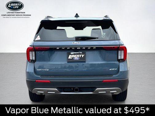 Vapor Blue 2026 Ford Explorer Active