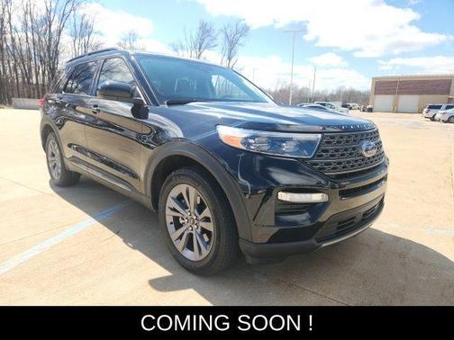 Agate Black Metallic 2023 Ford Explorer XLT