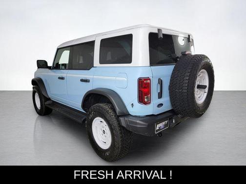 Blue 2025 Ford Bronco Heritage Edition