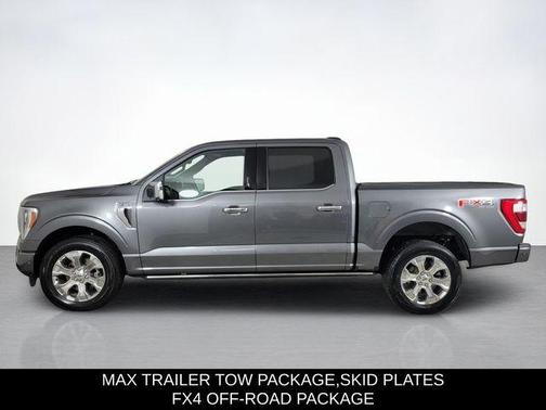 Gray Metallic 2022 Ford F-150 Platinum