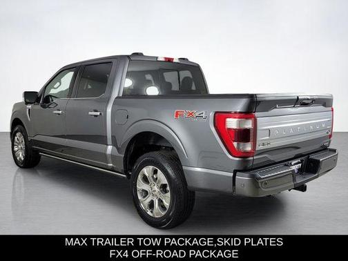 Gray Metallic 2022 Ford F-150 Platinum