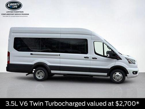 Oxford White 2025 Ford Transit-350 XLT