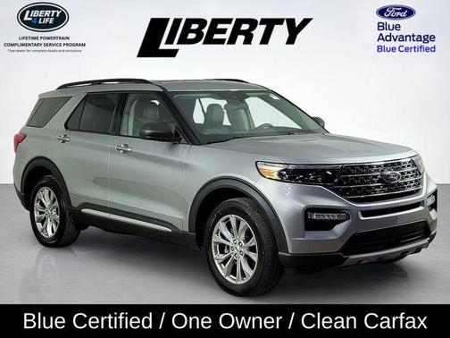 Silver Metallic 2023 Ford Explorer XLT