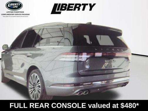 Gray Metallic 2025 Lincoln Aviator Black Label AWD