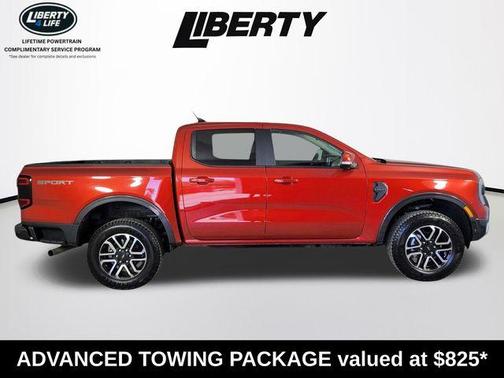 Chili Pepper Red 2024 Ford Ranger Lariat