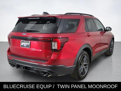 Red Metallic 2025 Ford Explorer ST