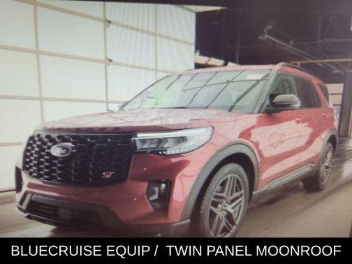 Red Metallic 2025 Ford Explorer ST