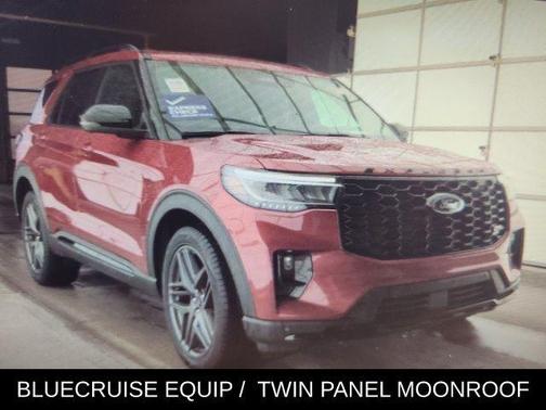 Red Metallic 2025 Ford Explorer ST