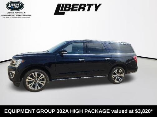 Blue 2021 Ford Expedition Max Limited