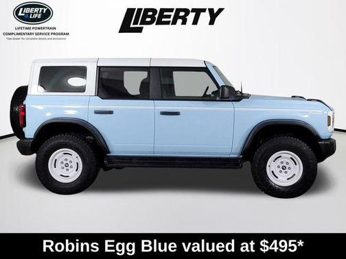 White 2025 Ford Bronco Heritage Edition