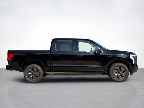 Black Metallic 2025 Ford F-150 Lightning Flash