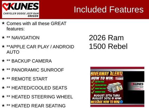 2026 RAM 1500 Rebel