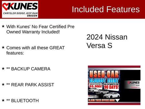 2024 Nissan Versa S