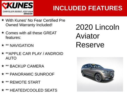 2020 Lincoln Aviator Reserve AWD
