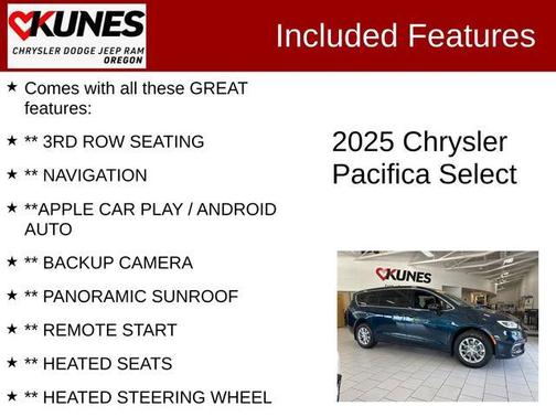 2025 Chrysler Pacifica Select