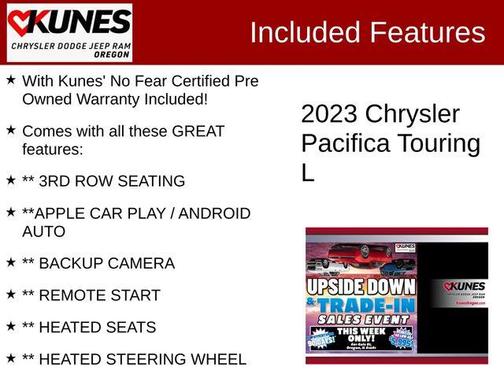 2023 Chrysler Pacifica Touring-L