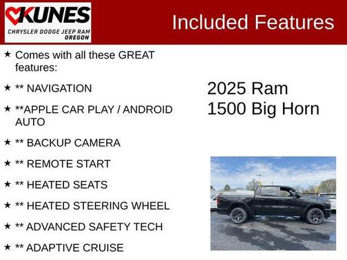 2025 RAM 1500 Big Horn/Lone Star