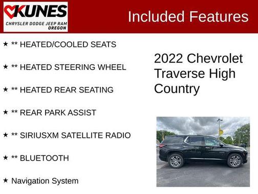 2022 Chevrolet Traverse High Country