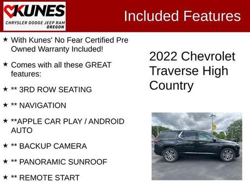 2022 Chevrolet Traverse High Country