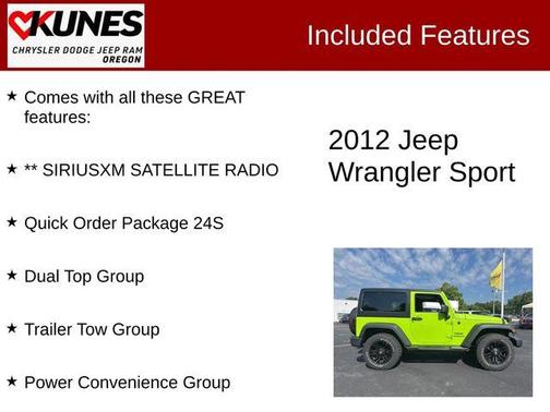 2012 Jeep Wrangler Sport
