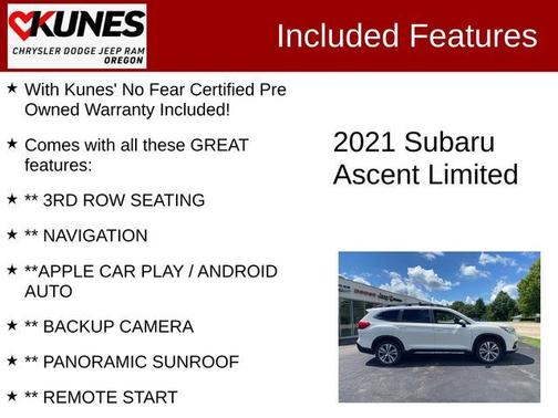 2021 Subaru Ascent Limited