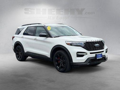 Star White Metallic Tri-Coat 2020 Ford Explorer ST