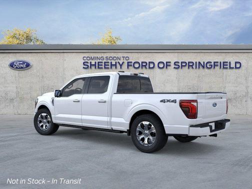 Star White Metallic Tri-Coat 2026 Ford F-150 Platinum