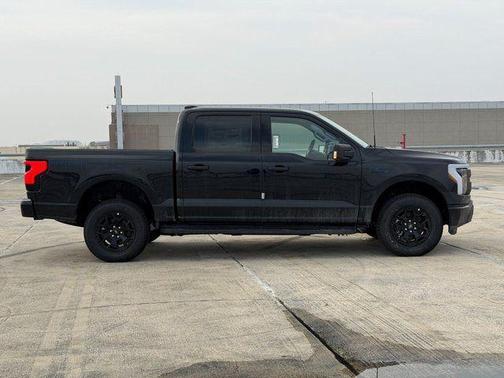 Agate Black Metallic 2025 Ford F-150 Lightning XLT