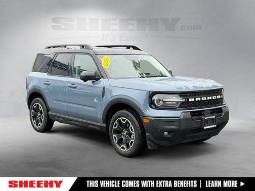 Azure Gray Metallic 2025 Ford Bronco Sport Outer Banks