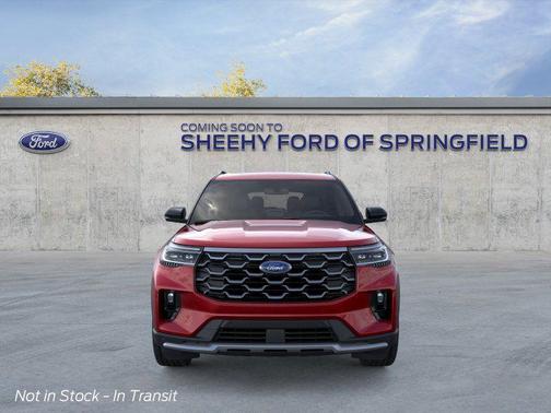 Rapid Red Metallic Tinted Clearcoat 2026 Ford Explorer Platinum