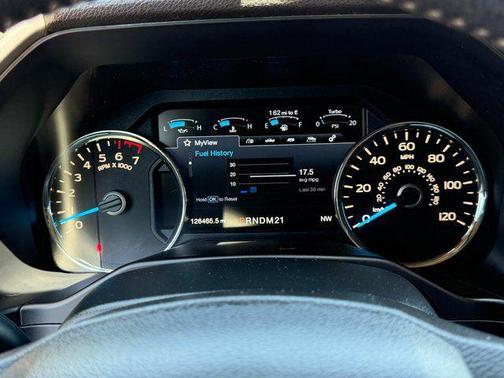 White Platinum Metallic Tri-Coat 2015 Ford F-150 Lariat