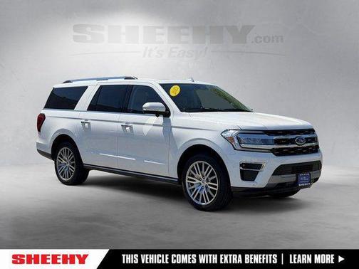 Star White Metallic Tri-Coat 2023 Ford Expedition Max Limited