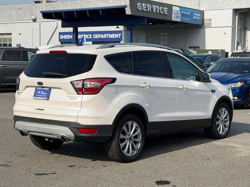 White Platinum 2017 Ford Escape Titanium