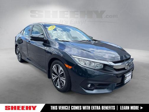 Cosmic Blue Metallic 2018 Honda Civic EX-L