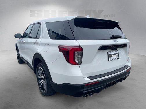 Star White Metallic Tri-Coat 2021 Ford Explorer ST