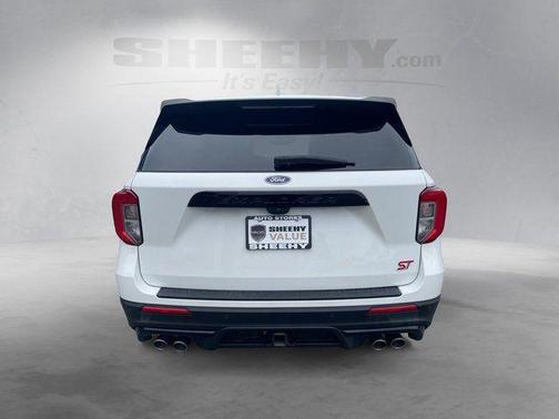 Star White Metallic Tri-Coat 2021 Ford Explorer ST