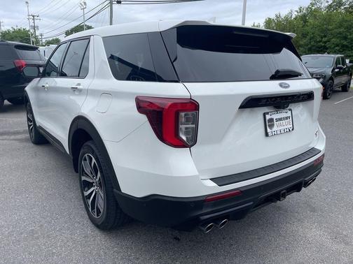 Star White Metallic Tri-Coat 2021 Ford Explorer ST