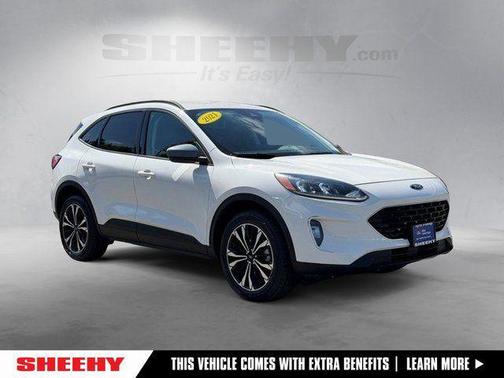 Star White Metallic Tri-Coat 2021 Ford Escape SEL