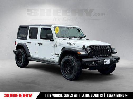 Bright White Clearcoat 2021 Jeep Wrangler Willys