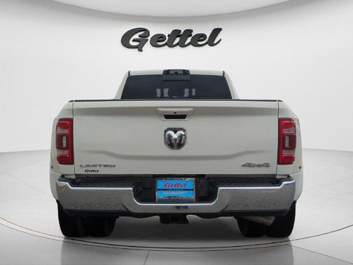 Pearl White 2024 RAM 3500 Limited Mega Cab 4x4 6'4' Box