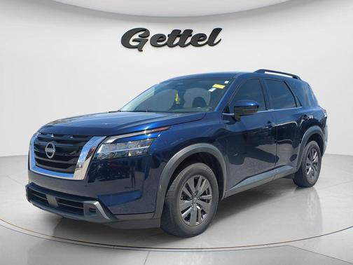Deep Ocean Blue Pearl 2022 Nissan Pathfinder SV 4WD