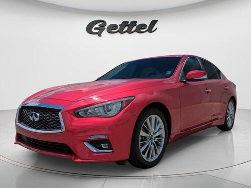 Dynamic Sunstone Red 2023 INFINITI Q50 3.0t LUXE