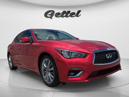 Dynamic Sunstone Red 2023 INFINITI Q50 3.0t LUXE