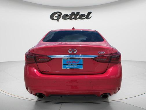 Dynamic Sunstone Red 2023 INFINITI Q50 3.0t LUXE