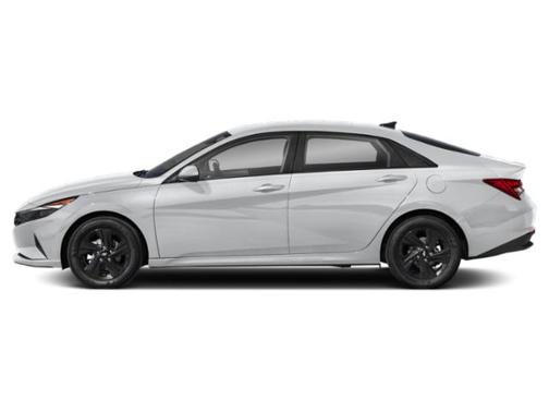 Ceramic White 2023 Hyundai ELANTRA HEV Blue