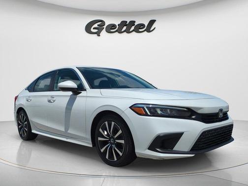 Platinum White Pearl 2023 Honda Civic EX