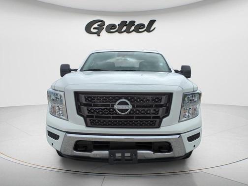 Glacier White 2024 Nissan Titan SV