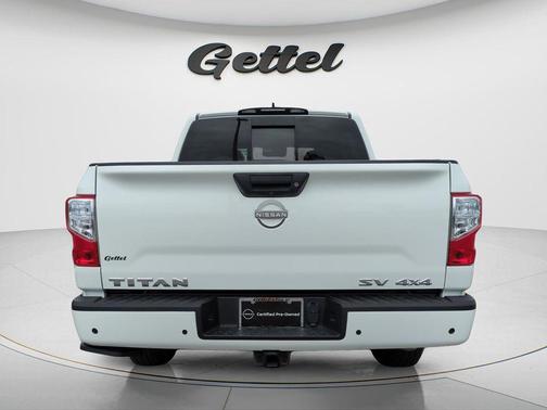 Glacier White 2024 Nissan Titan SV