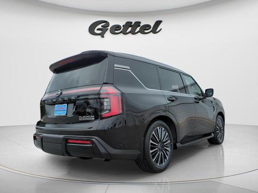 Super Black 2025 Nissan Armada Platinum Reserve 4WD