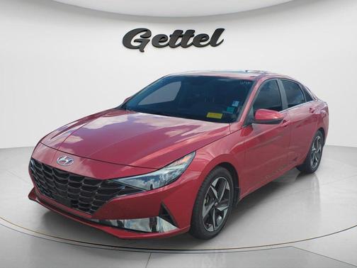 Scarlet Red Pearl 2023 Hyundai ELANTRA HEV Limited